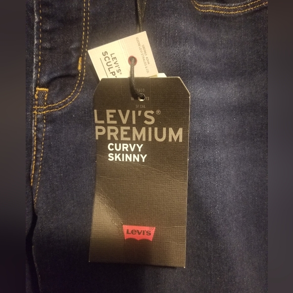NWT Levi's  Sculpt Curvy Skinny Color Blue Size 29 - Picture 4 of 10